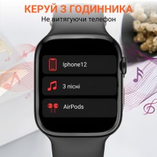 Смарт годинник з великим екраном розумні годинник з вимірюванням тиску фітнес годинник