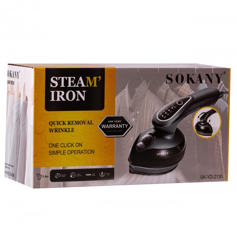 Відпарювач Sokany SK-YD-2130 Steam Iron 1600W відпарювач для одягу ручний
