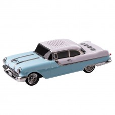 Портативна акустична колонка Pontiac 1955 Car Speaker колонка для телефона Блакитно-білий