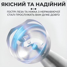 Ручний занурювальний блендер професійний Sokany портативний нержавіючий електричний для смузі 300 Вт