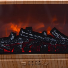 Зволожувач повітря Flame Fireplace Aroma Diffuser Black зволожувач очищувач повітря Коричневий