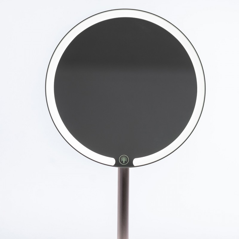 Дзеркало настільне кругле з led підсвіткою для макіяжу