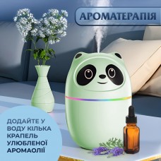 Зволожувач повітря A10 3-in-1 Humi Mute Light 220ml Pink Зелений