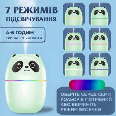 Зволожувач повітря A10 3-in-1 Humi Mute Light 220ml Pink Зелений