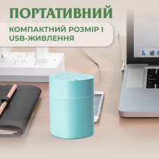 Зволожувач повітря Humidifier USB 200ml міні зволожувач повітря