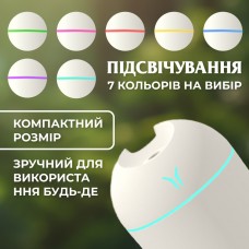 Зволожувач повітря USB Colorfull Humidifier 250ml зволожувач для повітря Білий