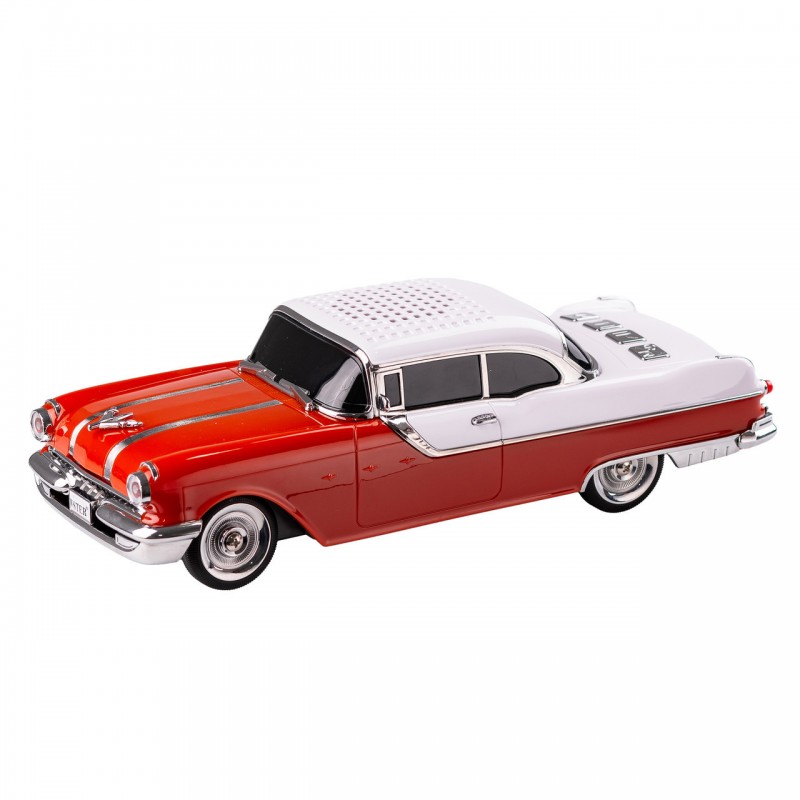 Портативна акустична колонка Pontiac 1955 Car Speaker колонка для телефона Червоно-чорний