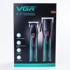 Набір для стрижки волосся VGR Professional Hair Clipper Trimer Set машинка для стрижки