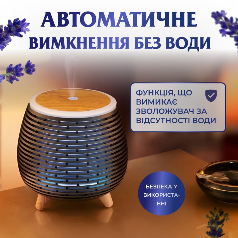 Зволожувач повітря Holdmay Aroma Diffuser 90ml міні зволожувач повітря зволожувачі повітря