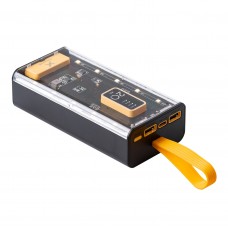Повербанк SmartX X-101 Fast Charge Power Bank 20000mAh зовнішній акумулятор 4 вбудованих кабелі