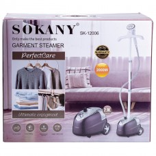 Відпарювач підлоговий Sokany SK-12006 Garment Steamer 2000W 2l вертикальний відпарювач
