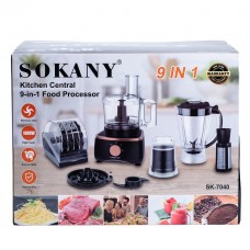 Кухонний комбайн Sokany SK-7040 Kitchen Central 7-in-1 Food Processor кухонний комбайн 7 в 1