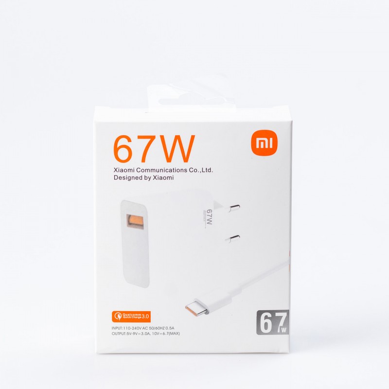 Мережевий зарядний пристрій SmartX X67W 67W + кабель USB-C