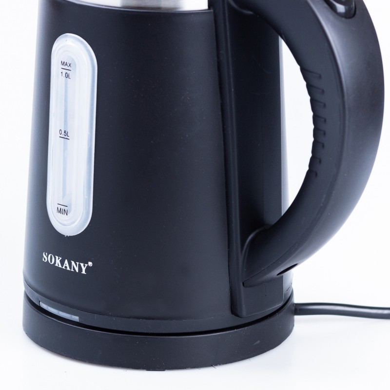 Електрочайник Sokany SK-0808B Water Kettle 1200W Black