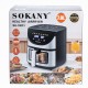 Аерофритниця 7 л аерогриль Sokany повітряний фритюр 1700W мультипіч без олії аеропіч настільна