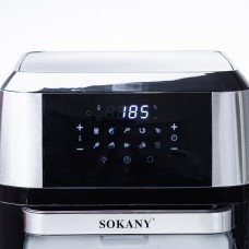 Аерофритниця 12 л Sokany аерогриль без масла 1800W парова фритюрниця мультипіч