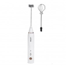 Спінювач молока Sokany SK-201A Hand Mixer USB 1200mAh White капучинатор для молока