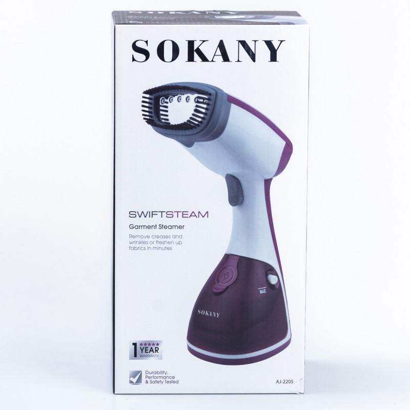 Відпарювач ручний Sokany Aj-2205BL Garment Steamer 1200W ручний відпарювач для одягу