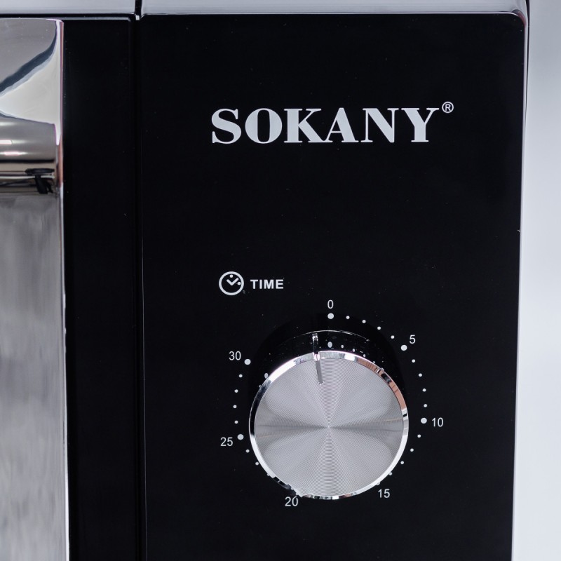 Мікрохвильова піч 30 літрів Sokany мікрохвильова піч 1400 Вт безшумна велика чорна свч піч