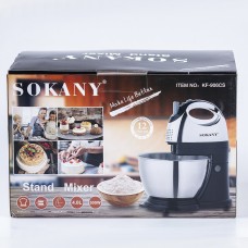 Міксер стаціонарний Sokany KF-906CS Stand Mixer 500W 4l тістоміс