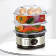 Пароварка скороварка Sokany SK-07018 Food Steamer 650W 11l скороварка мультиварка