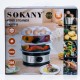 Пароварка скороварка Sokany SK-07018 Food Steamer 650W 11l скороварка мультиварка