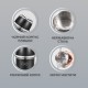 Кавомолка електрична Sokany SK-3025R Grinding Blender 150W 50g кавоварка для дому Чорний