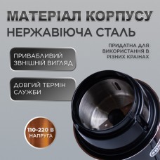 Кавомолка електрична Sokany SK-3025R Grinding Blender 150W 50g кавоварка для дому Чорний