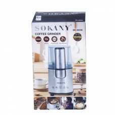 Кавомолка електрична Sokany SK-3020S Cofee Grinder 200W 90g кавоварка для дому