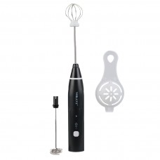 Спінювач молока Sokany SK-1772 Hand Mixer USB 1200mAh Black збивалка для молока