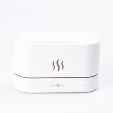 Зволожувач повітря Flame Aroma Diffuser міні зволожувач повітря Білий