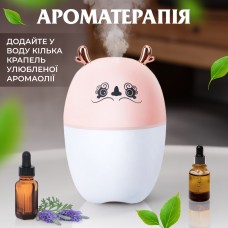 Зволожувач повітря Deer USB Humidifier 220ml міні зволожувач повітря Рожевий