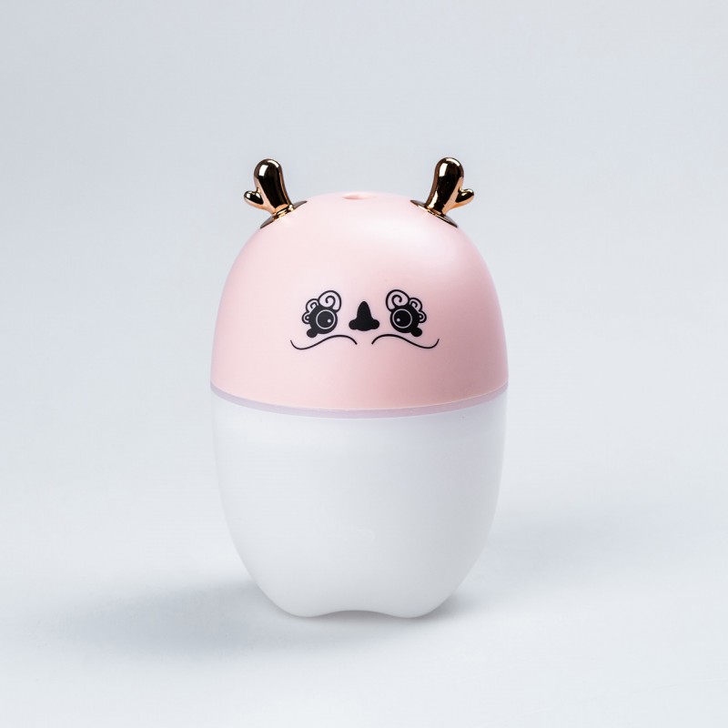 Зволожувач повітря Deer USB Humidifier 220ml міні зволожувач повітря Рожевий