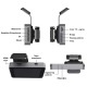 Відеореєстратор для авто Light Dual Lens Vihicle BlackBOX DVR реєстратор з камерою заднього виду