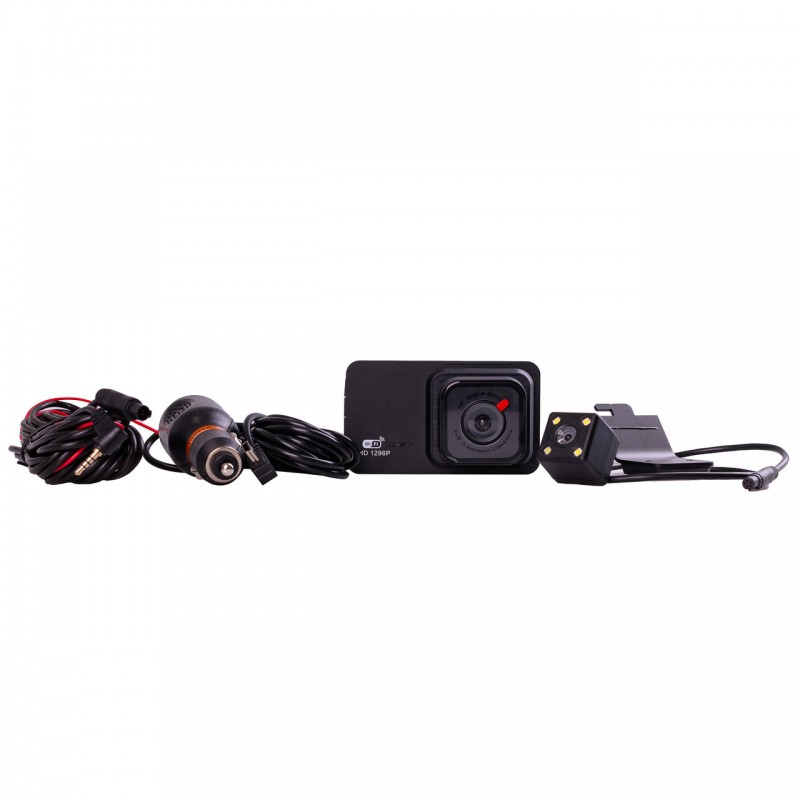 Відеореєстратор для авто Light Dual Lens Vihicle BlackBOX DVR реєстратор з камерою заднього виду