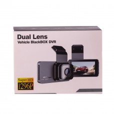 Відеореєстратор для авто Light Dual Lens Vihicle BlackBOX DVR реєстратор з камерою заднього виду