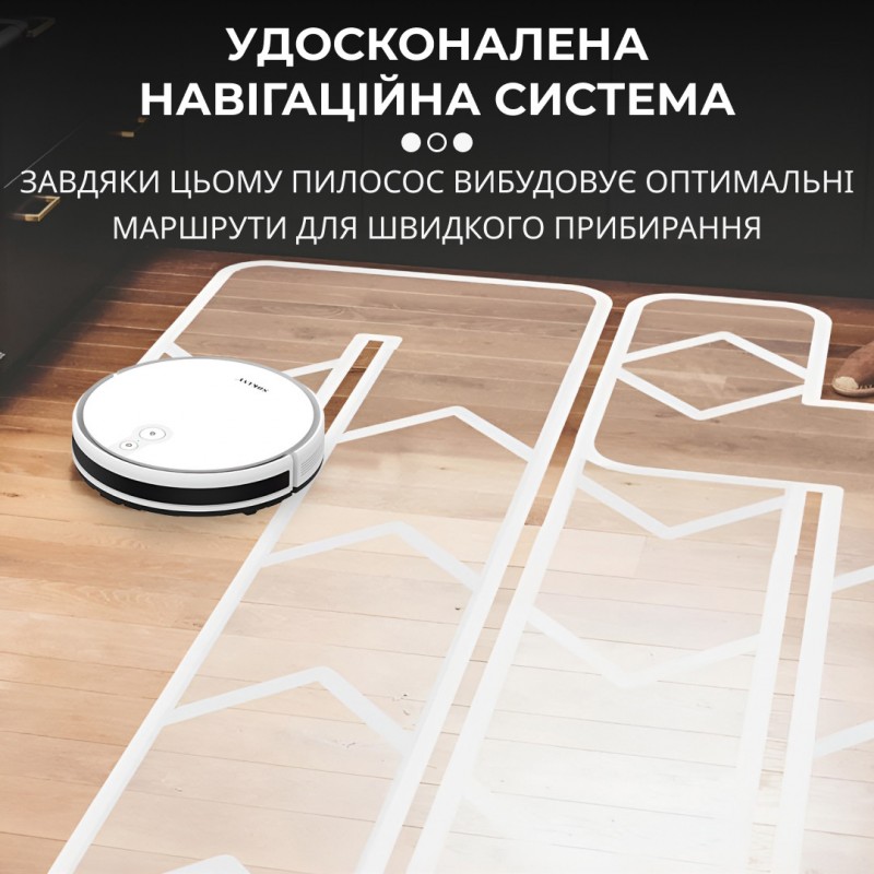 Робот-пилосос Sokany Magnum Collection пилосос робот Білий