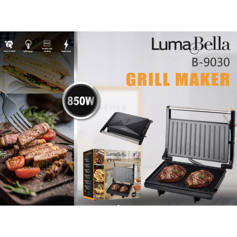 Електрогриль контактний Luma Bella B-9030 Grill Maker 850W