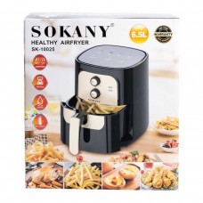 Аерофритниця електрична 6.5 літрів аерогриль SOKANY парова фритюрниця 1400 Вт мультипіч