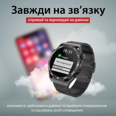 Смарт годинник чоловічі водонепроникні розумні годинники з nfc годинник для вимірювання тиску