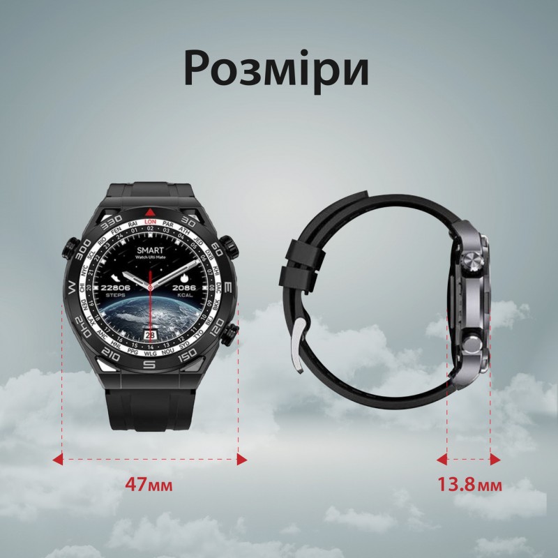 Смарт годинник чоловічі водонепроникні розумні годинники з nfc годинник для вимірювання тиску