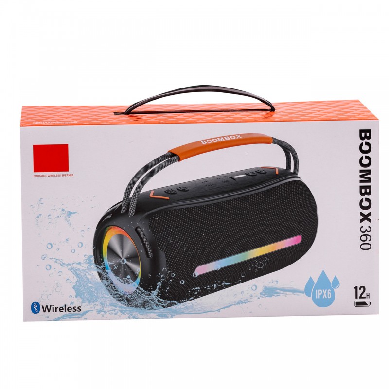 Портативна колонка Bluetooth BoomBass 2400mah FM AUX колонка для телефона