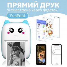 Дитячий міні-принтер портативний Mini Printer портативний дитячий принтер