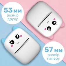 Дитячий міні-принтер портативний Mini Printer портативний дитячий принтер Рожевий