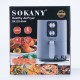 Аерофритниця 5.5 літрів Sokany аерогриль 1400 Вт мультипіч aerogrill безмасляна фритюрниця