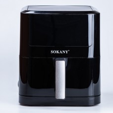 Аерогриль 8 літрів Sokany аерофрітюрниця електрична 2000 Вт безмасляна фритюрниця мультипіч настільна
