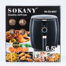 Мультипіч 6.5 літрів Sokany аерогритниця 1300 Вт аерогриль безмасляна фритюрниця аеропіч настільна