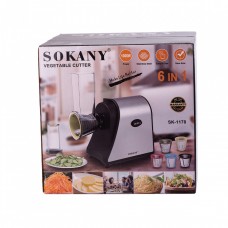Електична овочерізка мультирізка Sokany SK-1178 з насадками 6-in-1 Vegetable Cutter 1000W