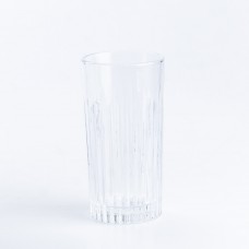 Склянка для води та соку висока скляна прозора