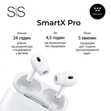 Навушники TWS SmartX Pro Premium bluetooth навушники вакуумні навушники